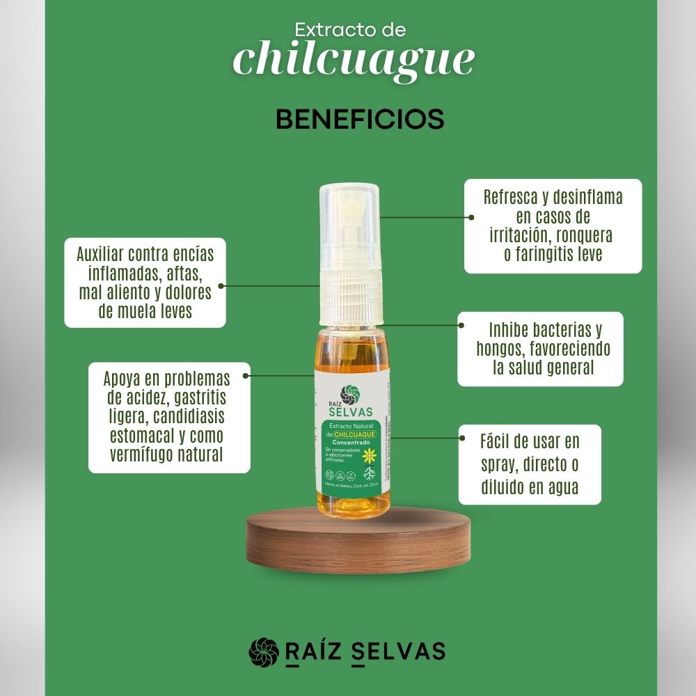 Extracto de Chilcuague con Propóleo 23ml 3 Pack - Vista 4 - Raíz Selvas